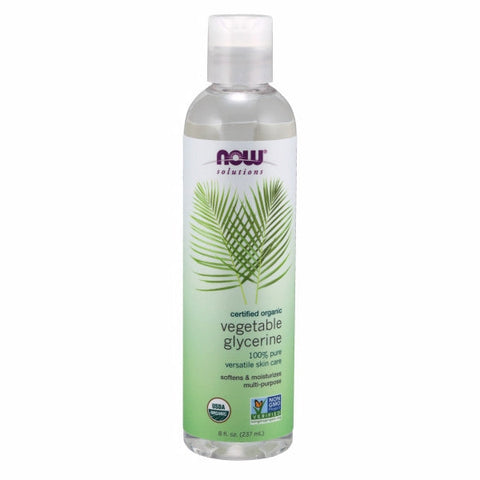Now Foods, Organic Vegetable Glycerin, 8 Oz
