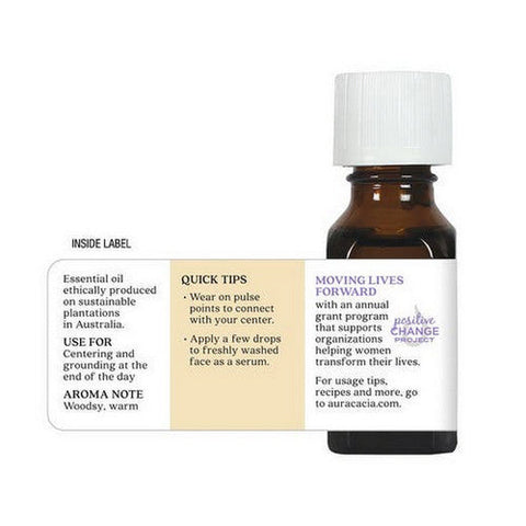 Aura Cacia, Indian Sandalwood Jojoba Essential Oil, 0.5 Oz