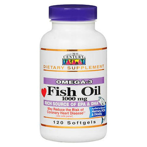 21st Century, 21st Century Fish Oil, 120 Caps