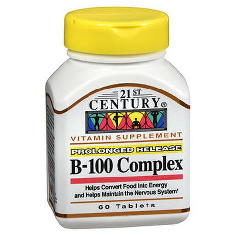 21st Century, B-100 Complex Prolonged Release, 60 Tabs