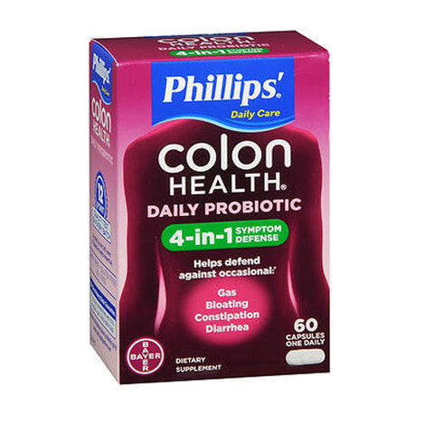 Phillips, Colon Health Daily Probiotic Capsules, 60 Caps