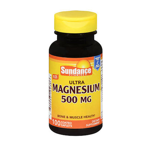 Sundance, Ultra Magnesium Coated Caplets, 500 mg, 100 Tabs