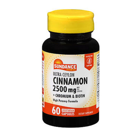 Sundance, Ultra Cinnamon + Chromium & Biotin Capsules, 60 Caps