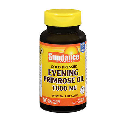 Sundance, Vitamins Evening Primrose Oil Softgels, 1000 mg, 50 Caps