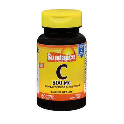 Sundance, Vitamins Vitamin C Coated Caplets, 500 mg, 50 Tabs