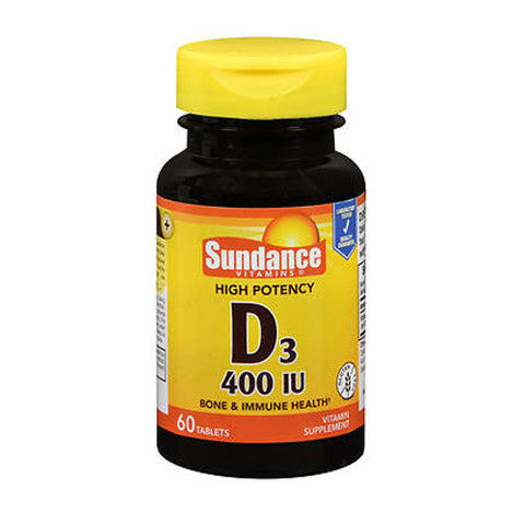 Sundance, Vitamins High Potency D3 Vitamin Tablets, 400 IU, 60 Tabs