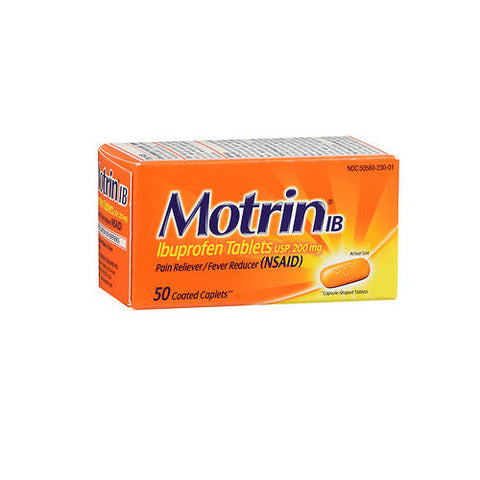 Motrin, Ib Coated Caplets, 50 Coated Caplets