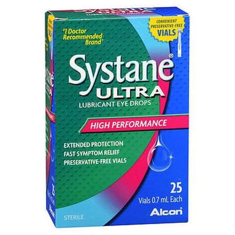 Systane, Ultra Lubricant Eye Drops, 25 Vials