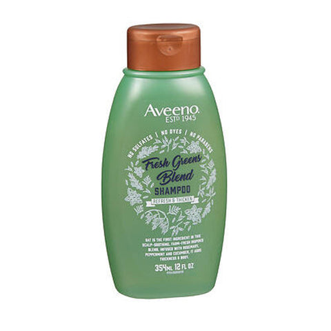 Aveeno, Refresh & Thicken Fresh Greens Blend Shampoo, 12 Oz
