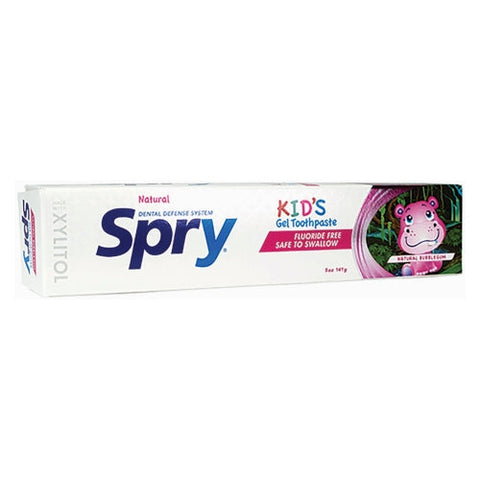 Fluoride Free Kids Bubble Gum Toothpaste 5 Oz by Spry