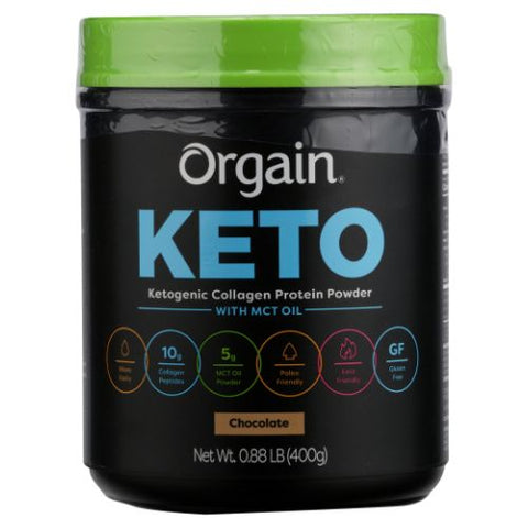 Orgain, Collagen Powder, Chocolate 0.88 lbs