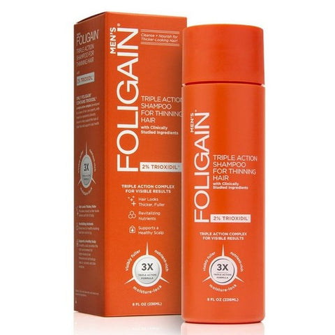 Foligain, Shampoo for Thinning Hair Mens, 8 Oz