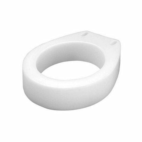 Carex, Raised Toilet Seat Carex 3-1/2 Inch Height White 300 lbs. Weight Capacity, Count of 1
