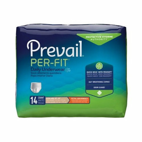 First Quality, Unisex Adult Absorbent Underwear with Tear Away Seam PF-514, Case Of 4