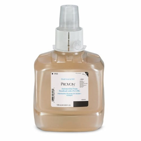Antimicrobial Soap PROVON Foaming 1,200 mL Dispenser Refill Bottle Unscented Case of 2 by Gojo