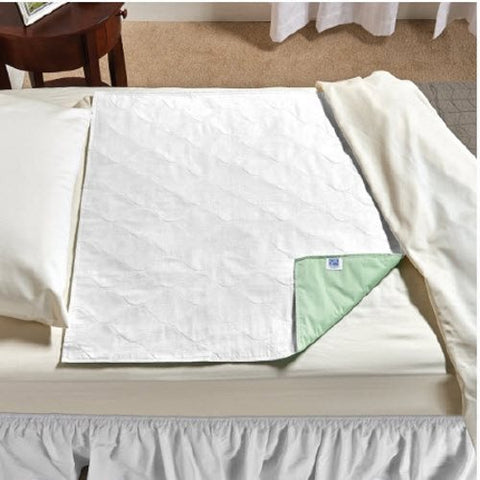 Salk, Underpad with Tuckable Flaps SleepDri 34 X 36 Inch Reusable Polyester / Rayon Light Absorbency, 1 Each