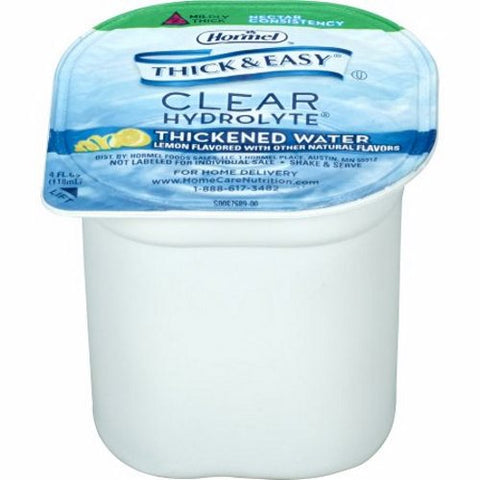 Thickened Water 4 oz Lemon Flavor Case of 24 by Hormel