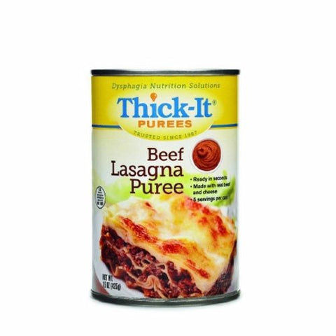 Puree Thick-It 15 oz. Container Can Beef Lasagna Flavor Ready to Use Puree Consistency Case of 12 by Thick-It