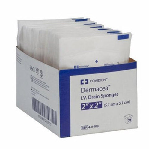 IV Dressing Dermacea 2 X 2 Inch Square 70 Count by Cardinal