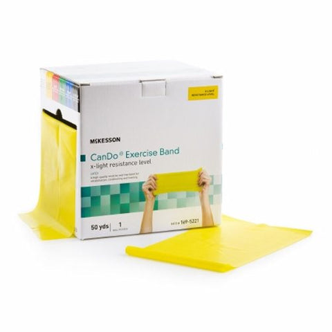 Exercise Resistance Band 50 Yards, Yellow 1 Each by McKesson