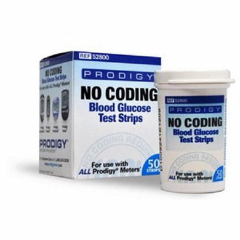 Prodigy, Blood Glucose Test Strips, Box Of 50