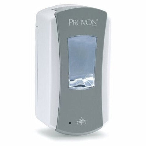 Hand Hygiene Dispenser Provon LTX-12 Gray / White Plastic Motion Activated 1200 mL Wall Mount Case of 4 by Gojo