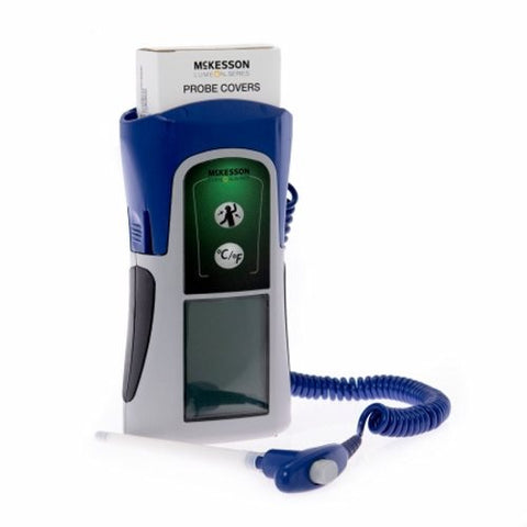 Digital Thermometer McKesson LUMEON Oral / Under Arm Probe Hand-Held 1 Each by McKesson