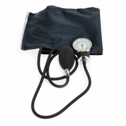 Aneroid Sphygmomanometer with Cuff Adult Large Cuff, Navy Blue, 1 Each by McKesson