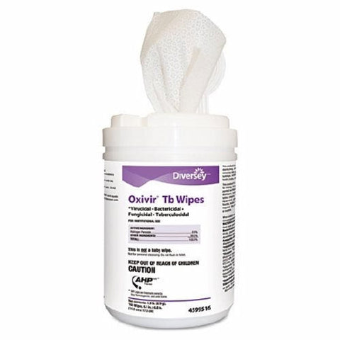 Lagasse, Surface Disinfectant Cleaner Oxivir Tb Alcohol Based Wipe 60 Count NonSterile Canister Disposable C, Box Of 60