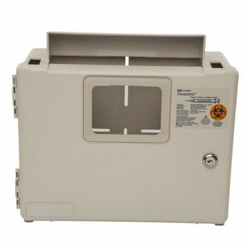 SharpSafety In-Room Wall Enclosure, Sharps Box Only Wall Mount ABS Plastic 1 Each by Cardinal