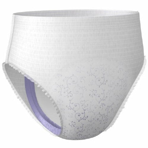 Always Discreet, Female Adult Absorbent Underwear Always Discreet Pull On with Tear Away Seams X-Large Disposable He, Pack Of 15