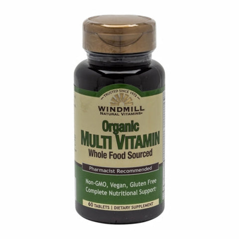 Windmill Health, Organic Multivitamin, 60 Tabs