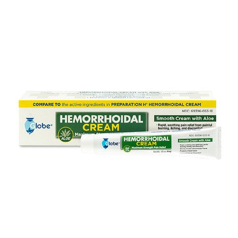 Hemorrhoid Cream 1.8 Oz by Globe