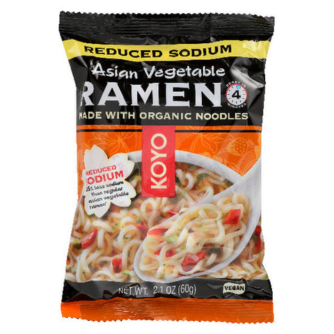 Reduced Sodium Asian Ramen Vegetables Case of 12 X 2 Oz by Koyo