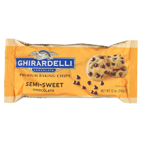 Se Mi Sweet Chocolate Chips Case of 12 X 12 Oz by Ghirardelli