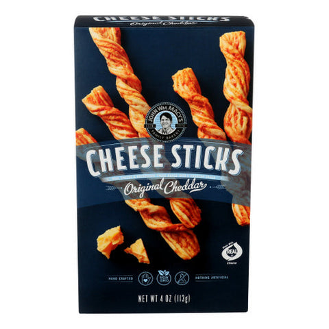 Macys, Cheese Sticks Original Cheddar, 4 Oz(Case Of 6)