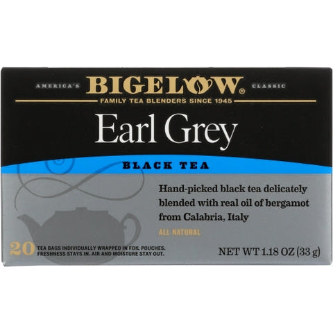 Bigelow, Earl Grey Black Tea, 1.18 Oz(Case of 6)