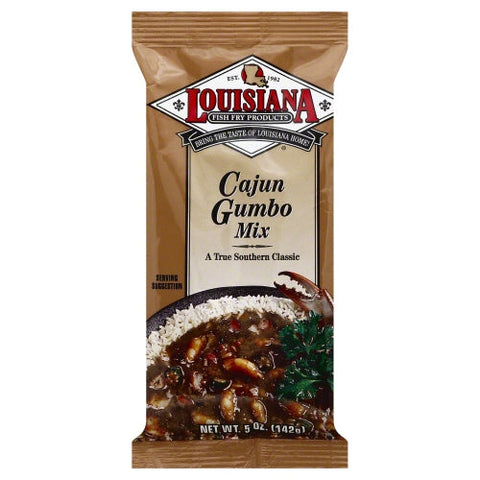 Louisiana Fish Fry, Cajun Gumbo Base, 5 Oz(Case Of 24)