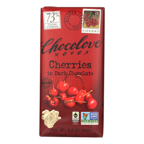 Premium Chocolate Bar Organic Dark Chocolate Fair Trade Case of 12 X 3.2 Oz by Chocolove