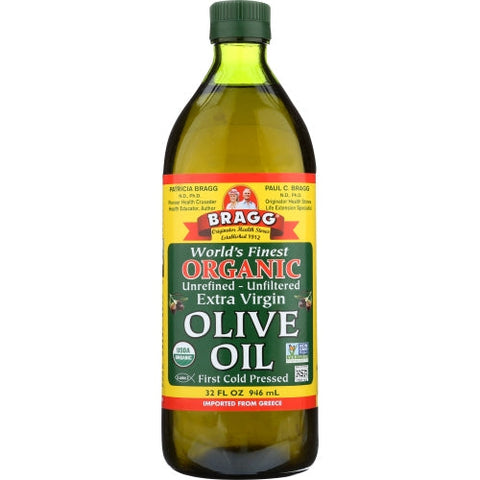 Bragg, Organic Extra Virgin Olive Oil, 32 Oz