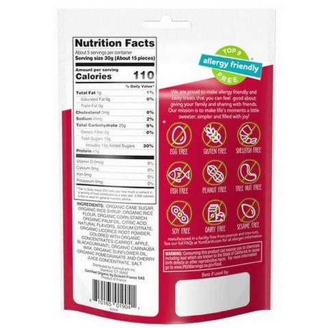Yum Earth, Organic Licorice Pomegranate, 5 Oz(Case Of 6)