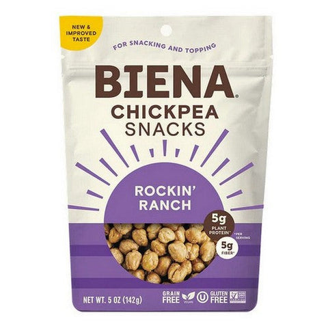 Biena, Chickpea Snacks Rockin' Ranch, 5 Oz(Case Of 8)