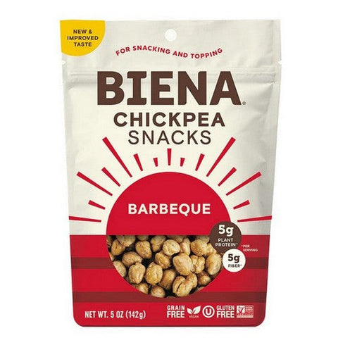 Biena, Chickpea Snacks Barbeque, 5 Oz(Case Of 8)
