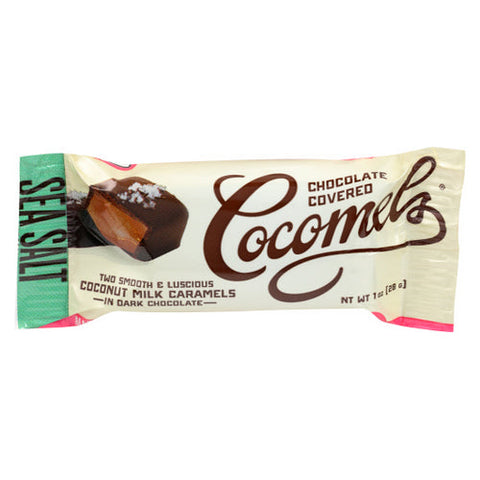 Cocomels, Dark Chocolate Covered Cocomels Sea Salt, 1 Oz(Case Of 15)