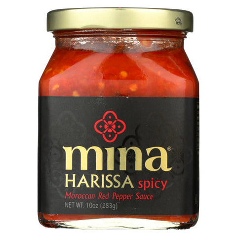 Harissa Spicy Moroccan Red Pepper Sauce Case of 12 X 10 Oz by Mina