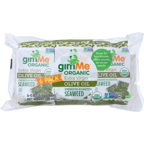 Gimme, Seaweed Rstd Evoo 6Pk, 0.17 Oz