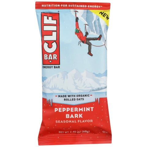 Clif, Bar Peppermint Bark, 2.4 Oz(Case Of 12)
