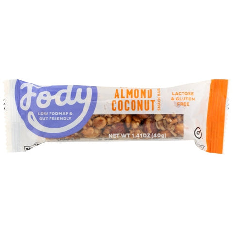 Fody Food Co, Bar Almond Coconut, Case of 12 X 1.41 Oz