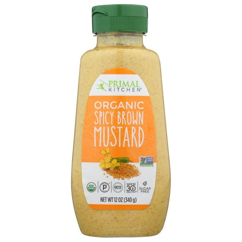 Primal Kitchen, Mustard Spicy Brown, 12 Oz