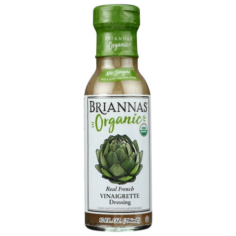 Briannas, Dressing Frnch Vngrt Org, 10 Oz(Case Of 6)